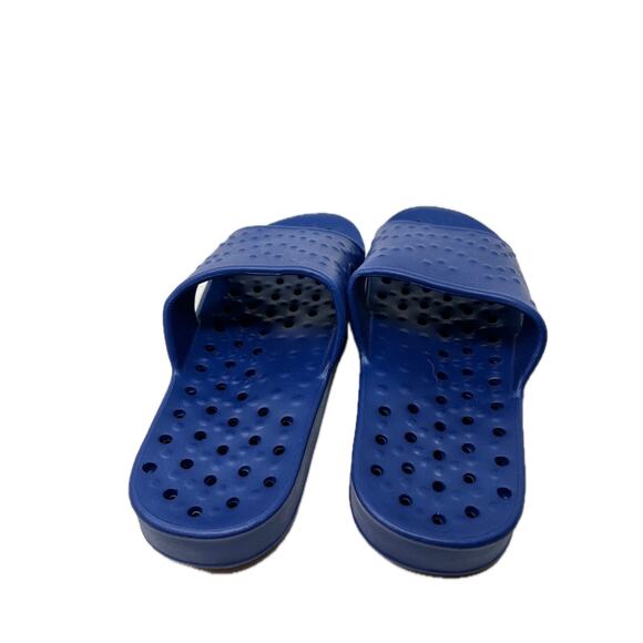 Blue Brand White Slides Womans M 6/8 - Picture 2 of 3